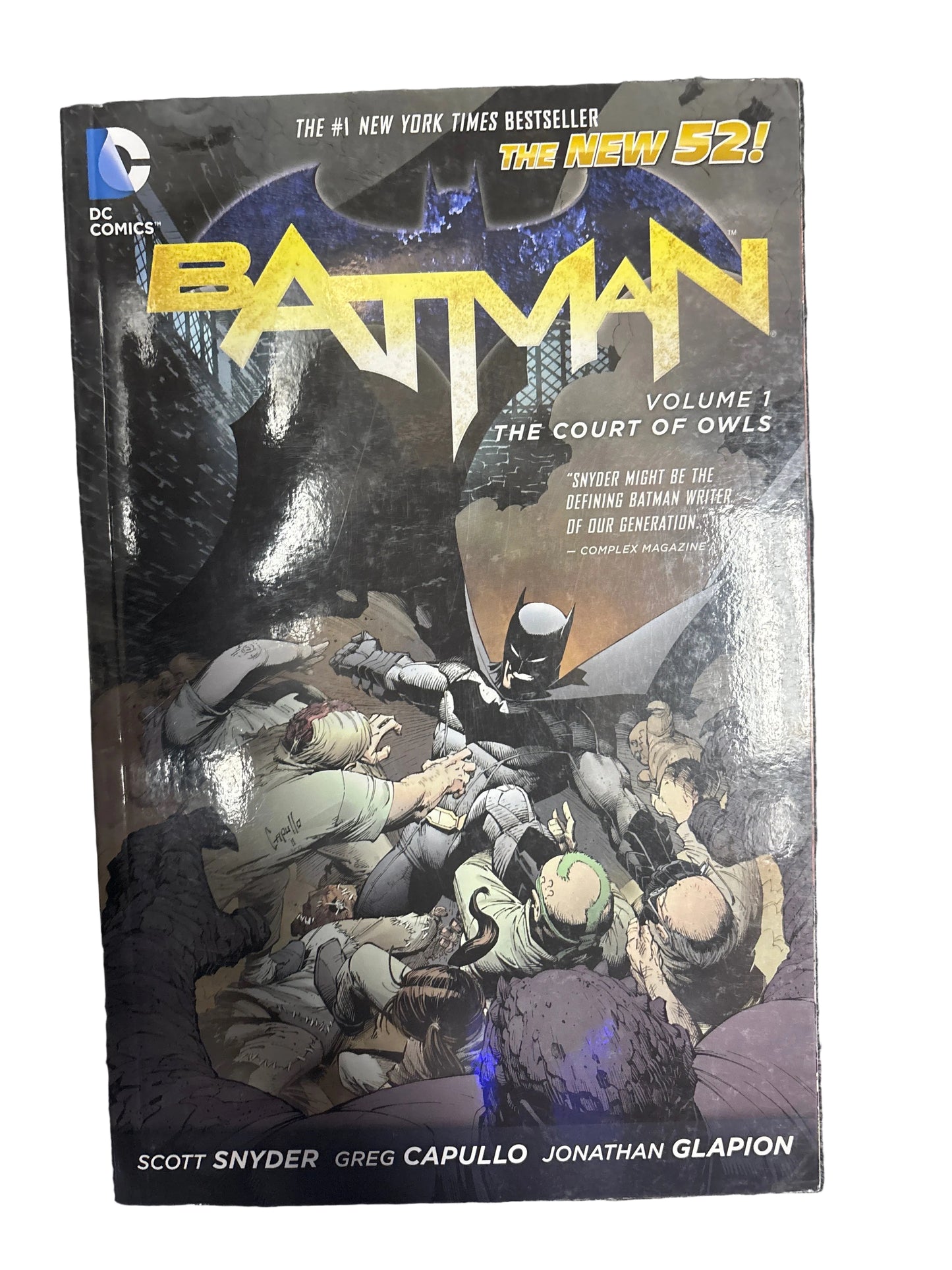 DC THE NEW 52 BATMAN VOLUME 1 THE CITY OF OWLS SOFTCOVER