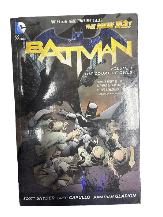 DC THE NEW 52 BATMAN VOLUME 1 THE CITY OF OWLS SOFTCOVER