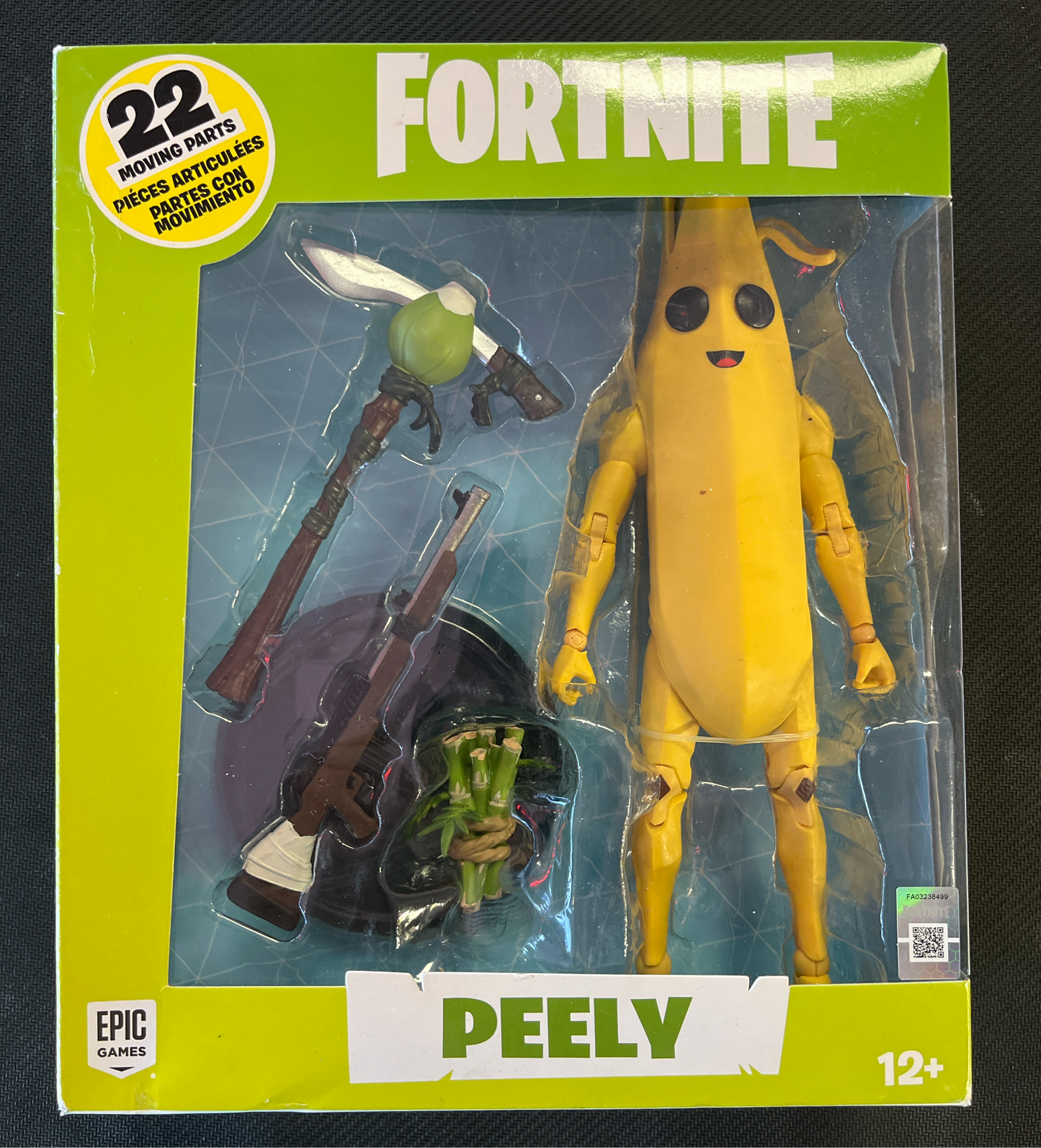 FORTNITE PEELY ACTION FIGURE NIB! (2019, HTF MCFARLANE TOYS)