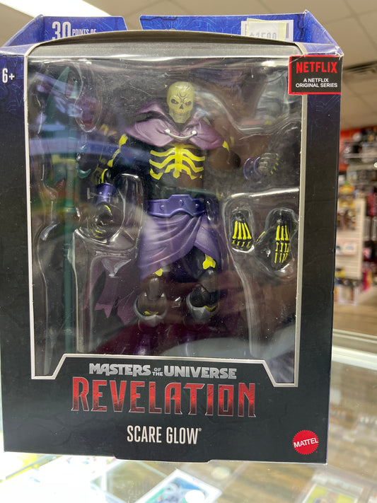 MATTEL MASTERS OF THE UNIVERSE REVELATION SCARE GLOW ACTION FIGURE