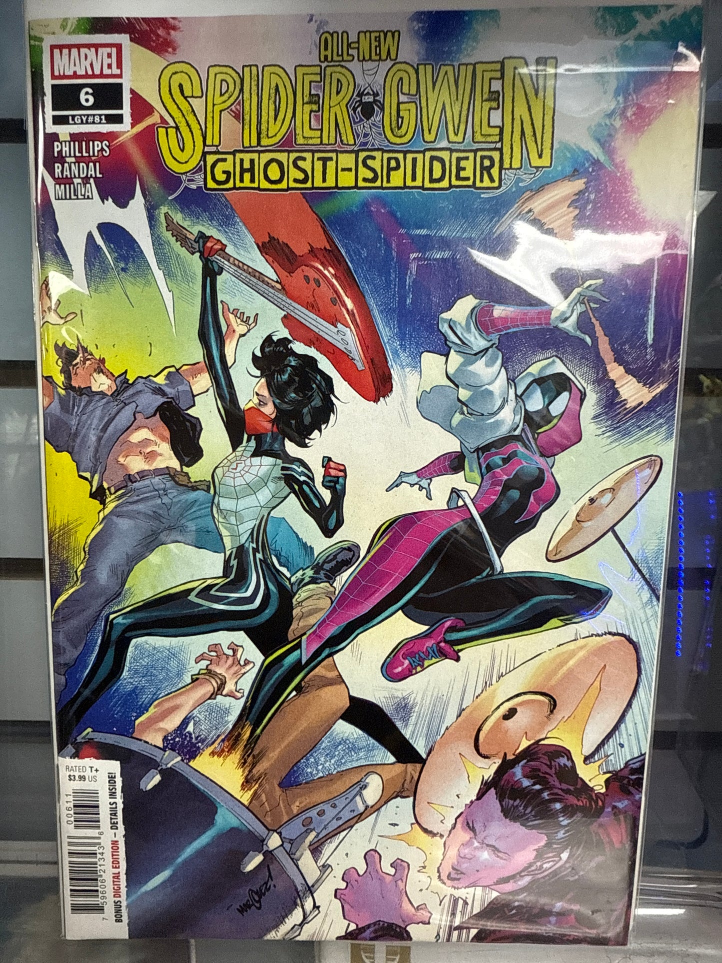 MARVEL COMICS ALL-NEW SPIDER-GWEN: THE GHOST-SPIDER #6 ZULEMA SCOTTO LAVINA VARIANT