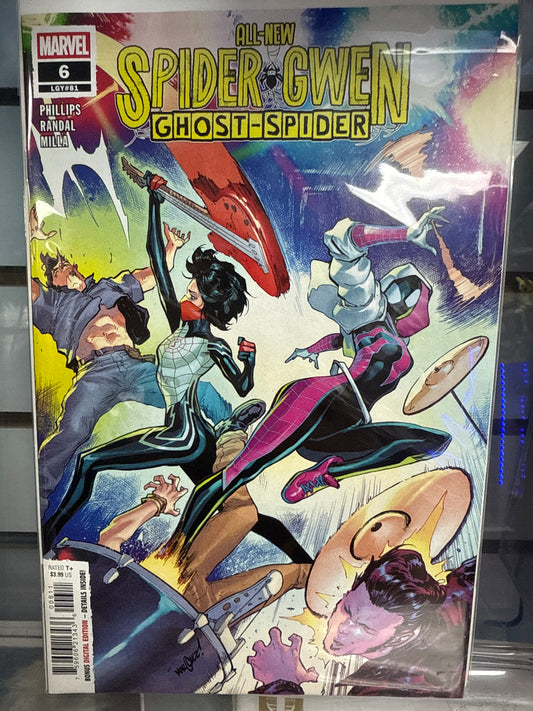MARVEL COMICS ALL-NEW SPIDER-GWEN: THE GHOST-SPIDER #6 ZULEMA SCOTTO LAVINA VARIANT