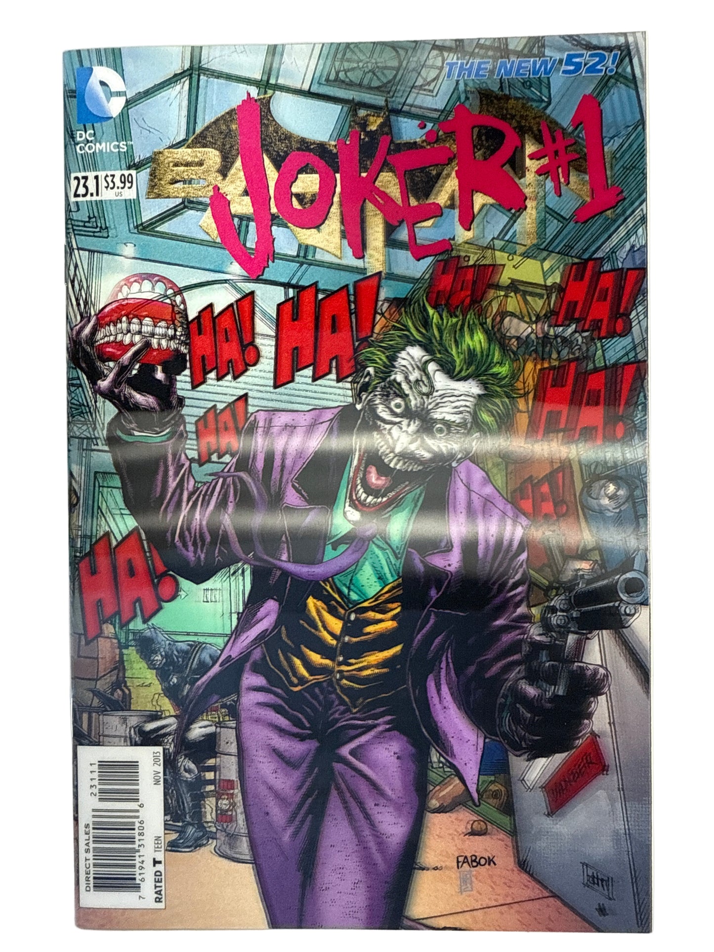 DC COMICS NEW 52 JOKER # 1 LENTICULAR COVER FANTASTIC CONDITION