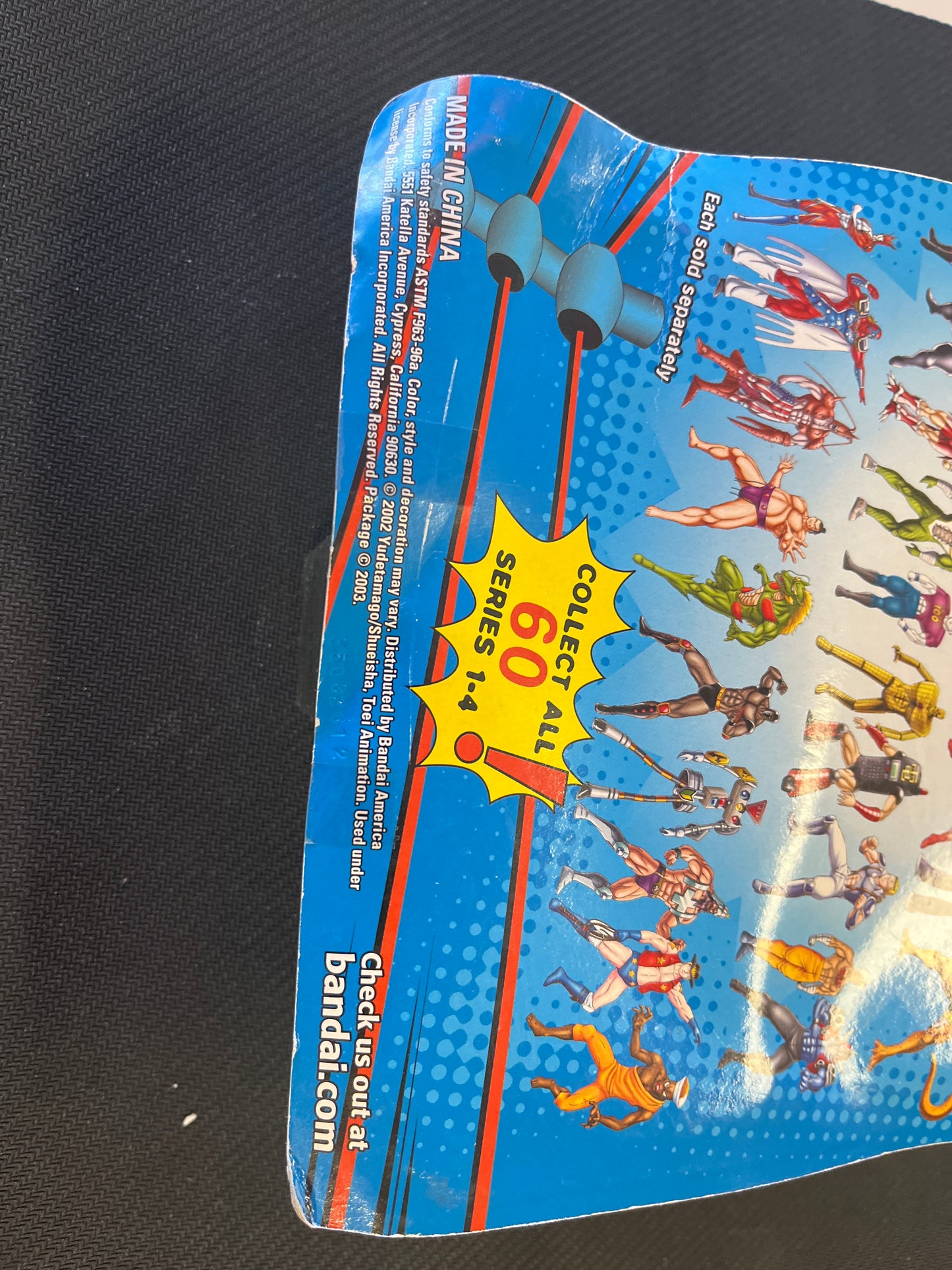 ULTIMATE MUSCLE MICRO WRESTLERS NIB (BANDAI 2003)