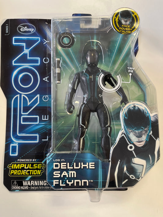 TRON LEGACY DISNEY IMPULSE PROJECTION DELUXE SAM FLYNN