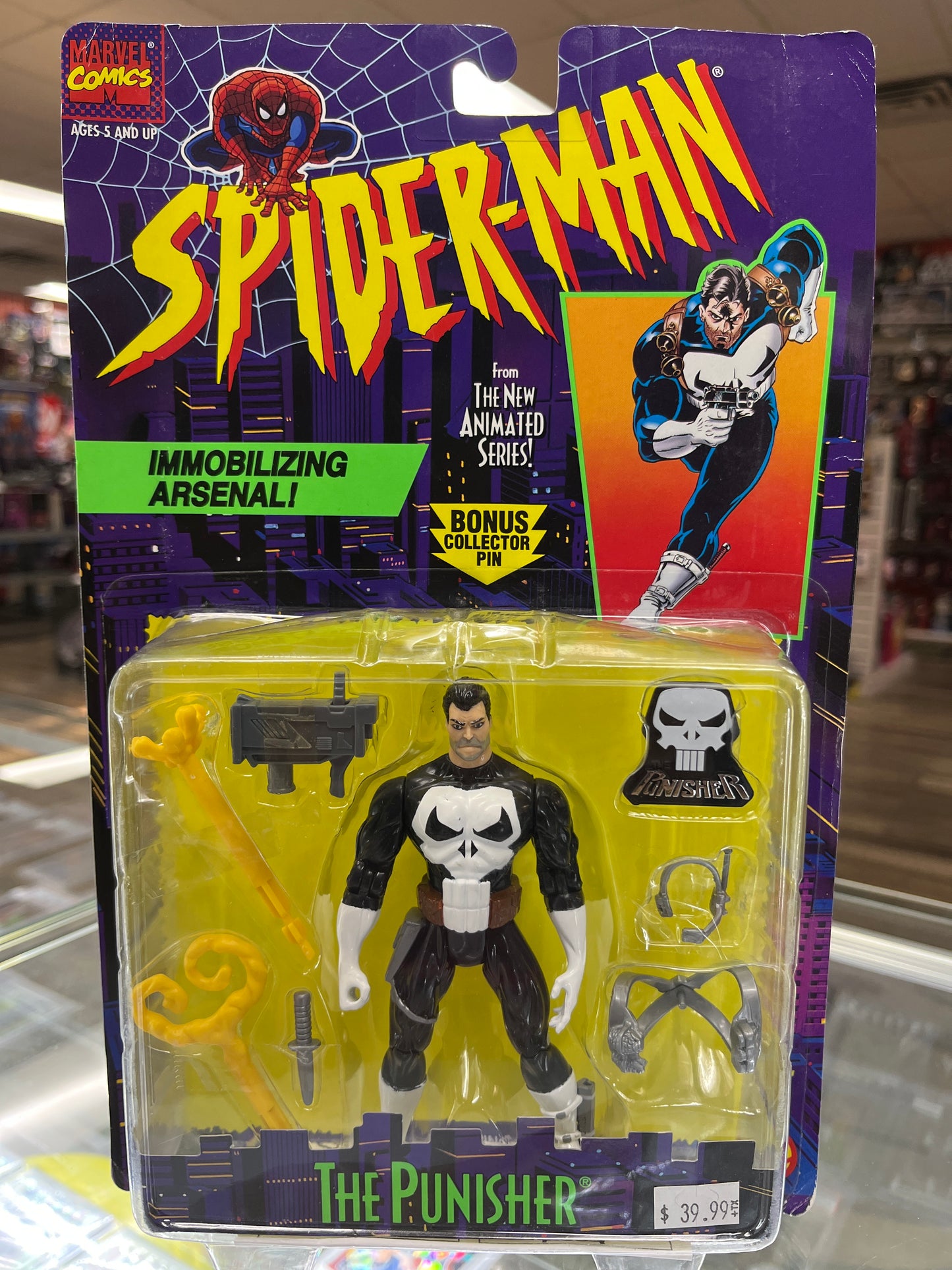 MARVEL SPIDER-MAN THE PUNISHER ACTION FIGURE