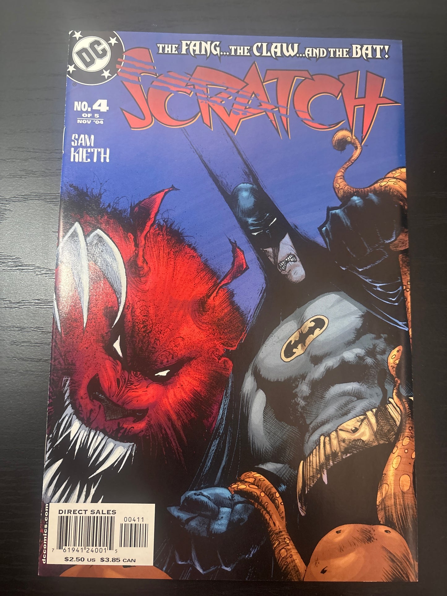 DC COMICS SCRATCH #4 SAM KEITH