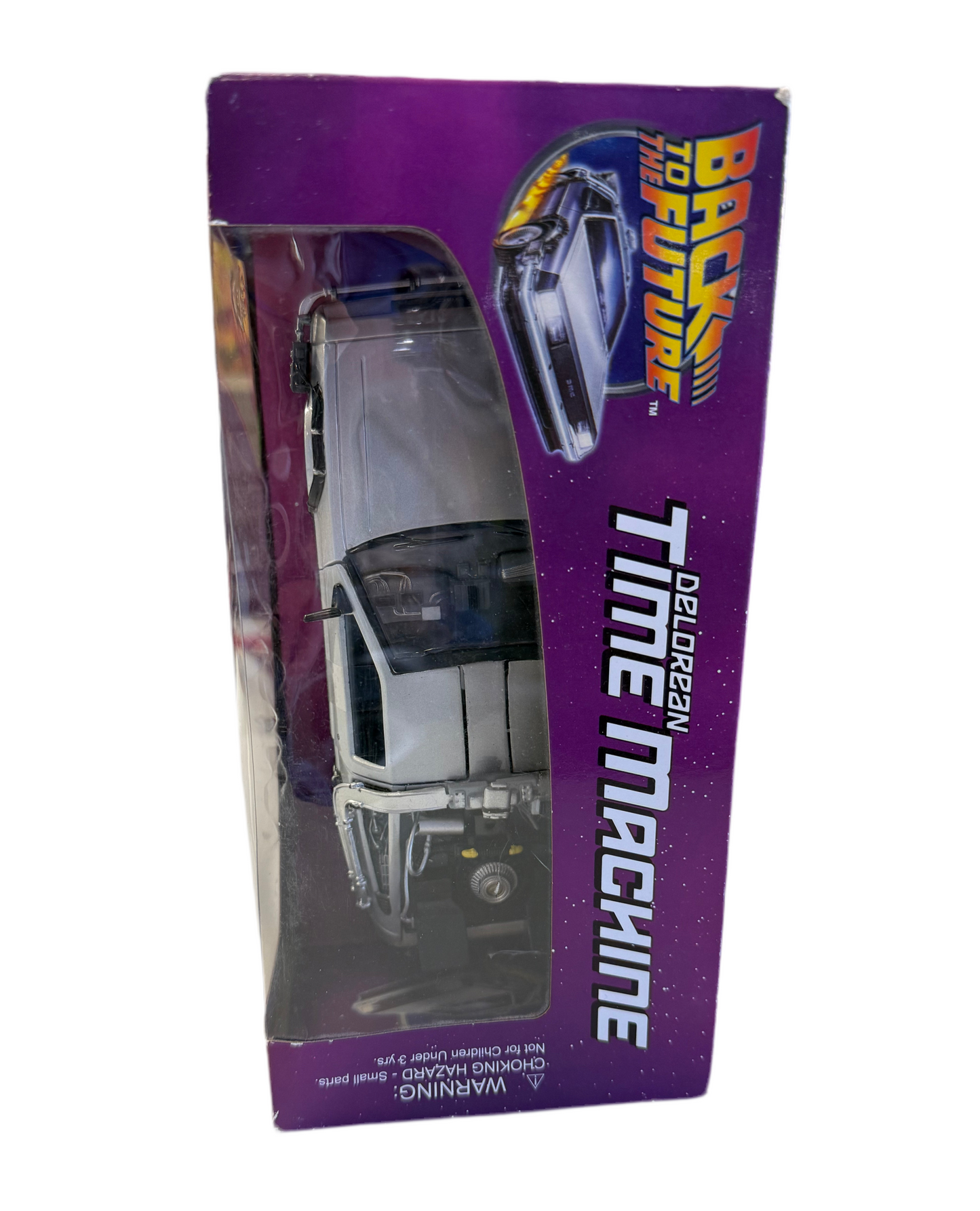 WELLY 1:24 BACK TO THE FUTURE DELOREAN TIME MACHINE ORIGINAL CAR. Mcfly NIB
