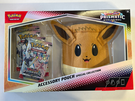 POKÉMON SCARLET & VIOLET PRISMATIC EVOLUTIONS EEVEE ACCESSORY POUCH SPECIAL COLLECTION