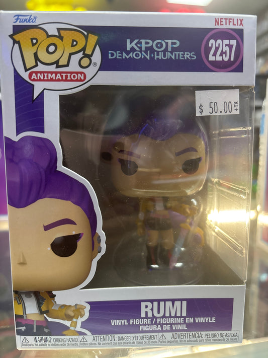FUNKO POP ANIMATION K-POP DEMON HUNTERS RUMI