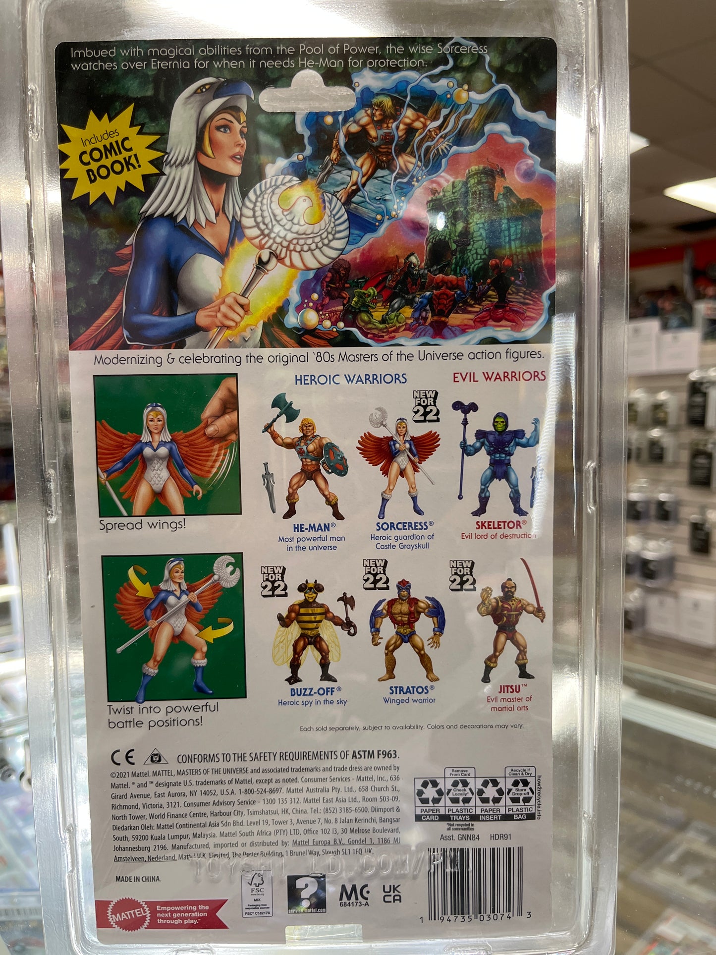 MASTERS OF THE UNIVERSE SORCERESS
