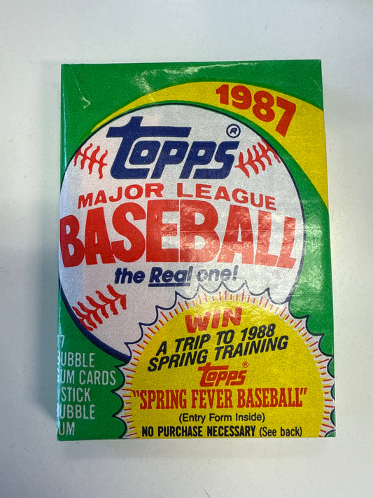 TOPPS 1987 MAJOR LEAGUE BASEBALL CARDS packs