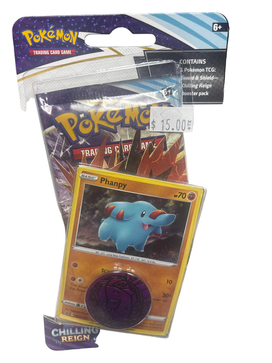 POKEMON SWORD & SHEILD CHILLING REIGN BOOSTER PACK PHANPY