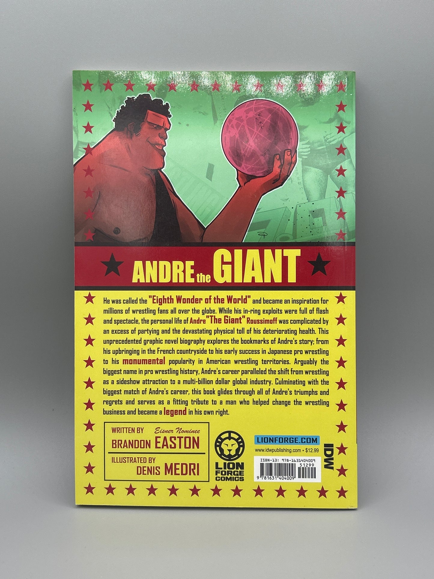 IDW ANDRE the GIANT Closer to Heaven Trade Paperback