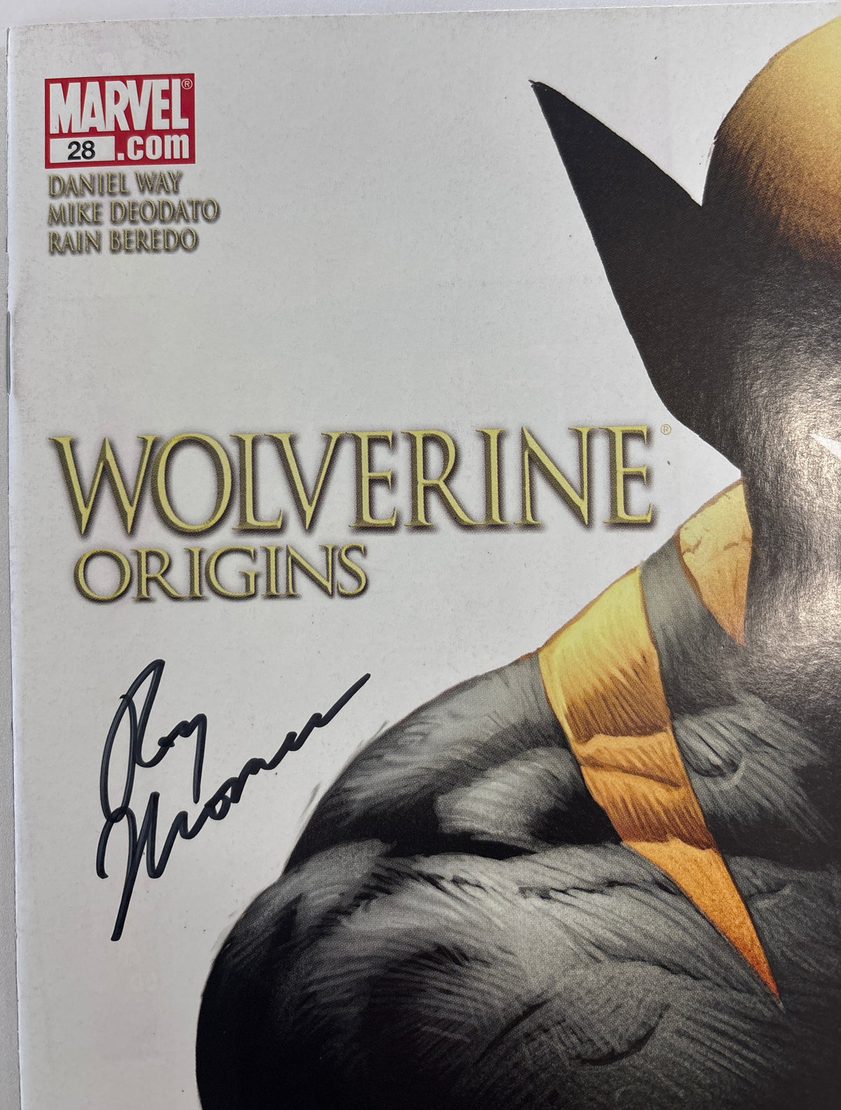 MARVEL WOLVERINE ORGINS #28 SIGNED BY ROY THOMAS WITH CERTIFICATE OF AUTHENTICITY