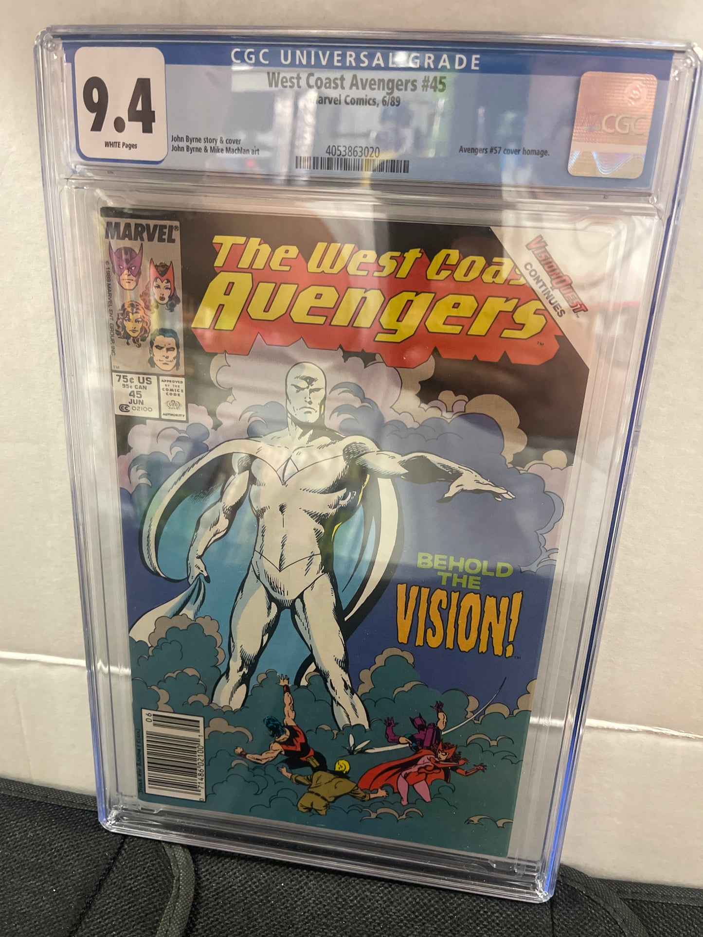 MARVEL COMICS WEST COAST AVENGERS #45 CGC 9.4