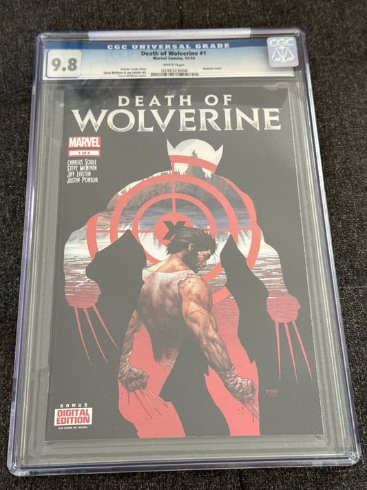 MARVEL COMICS DEATH OF WOLVERINE #1 CGC 9.8