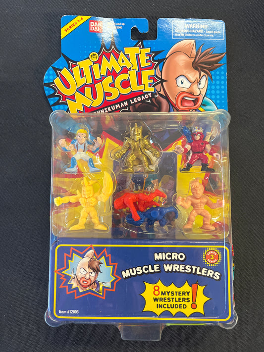 ULTIMATE MUSCLE MICRO WRESTLERS NIB (BANDAI 2003)
