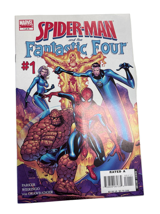MARVEL COMICS SPIDER-MAN AND THE FANTASTIC FOUR #1