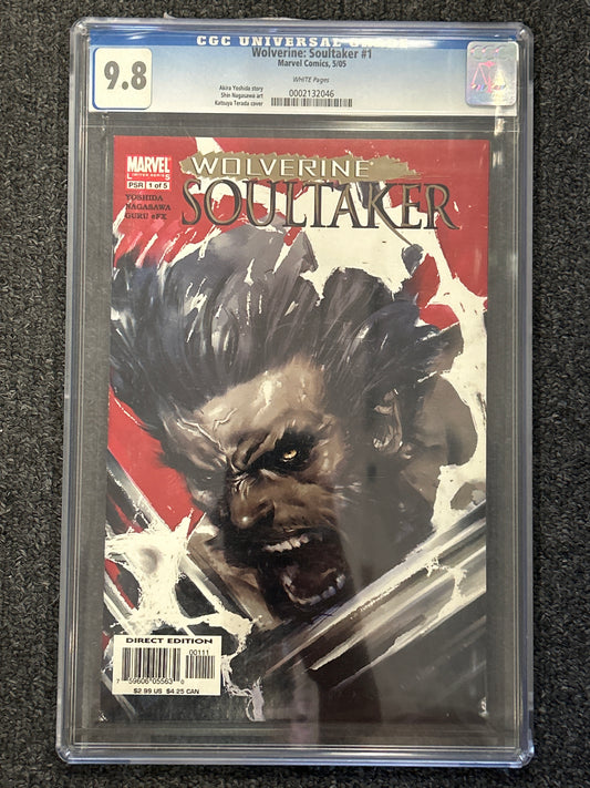 MARVEL COMICS WOLVERINE: SOULTAKER #1 CGC 9.8 WP