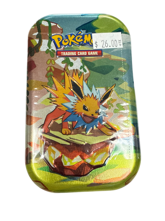 POKEMON TCG SEALED EVEELUTION JOLTEON TIN 2 CARD PACKS