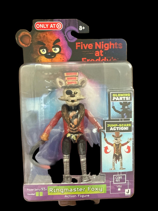 JAZWARES FIVE NIGHTS AT FREDDYS RINGMASTER FOXY TARGET EXCLUSIVE 5’ figure