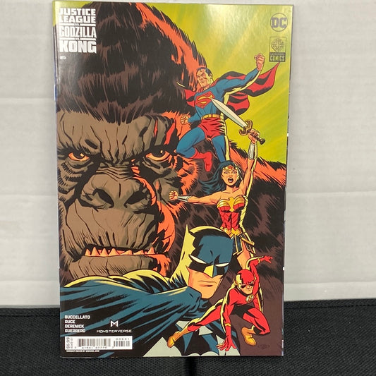 DC COMICS JUSTICE LEAUGE VS GODZILLA VS KONG 5 VARIANT