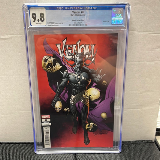 VENOM #8 CGC 9.8 (2022, HTF SEGOVIA VARIANT!)