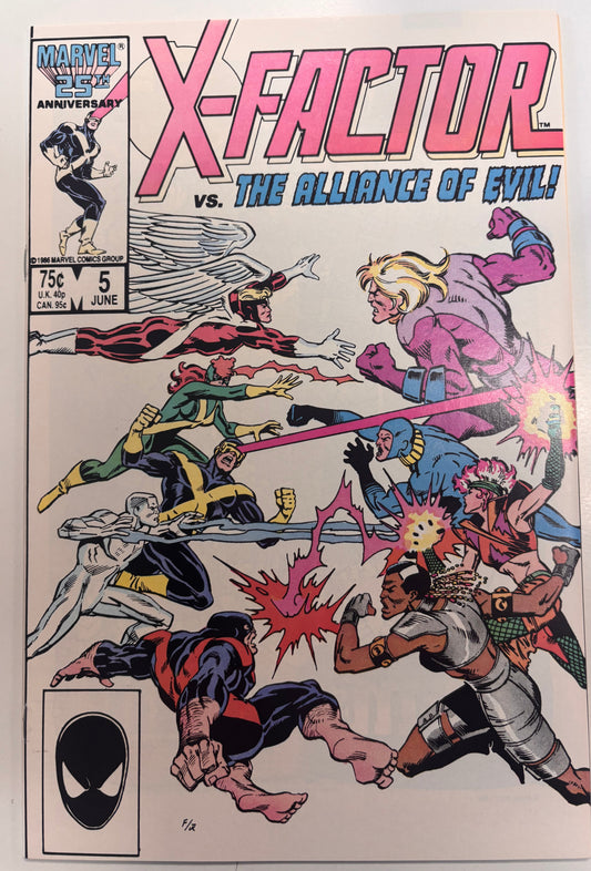 MARVEL COMICS X-FACTOR #5 KEY ISSUE FIRST APPEARANCE OF APOCOLYPSE GREAT CONDITION!