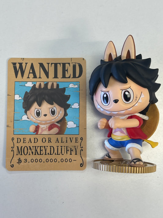 POPMART LABUBU THE MONSTERS X ONE PIECE LUFFY FIGURE NO BOX