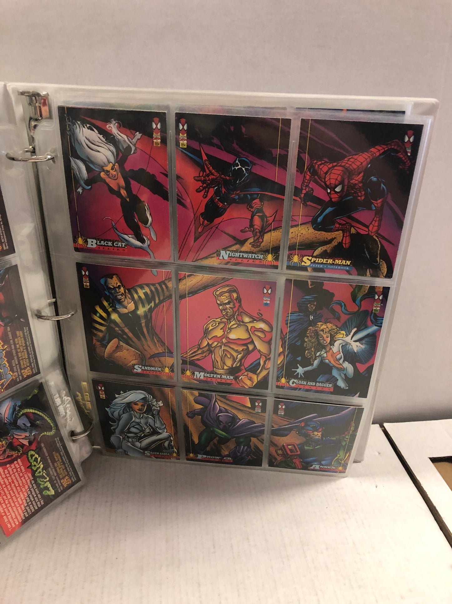 1994 MARVEL SPIDER-MAN TRADING CARDS  1ST EDITION FULL BASE SET 1-150