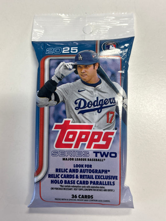 2025 MLB TOPPS SERIES TWO 36 CARD TRADING CARD PACK