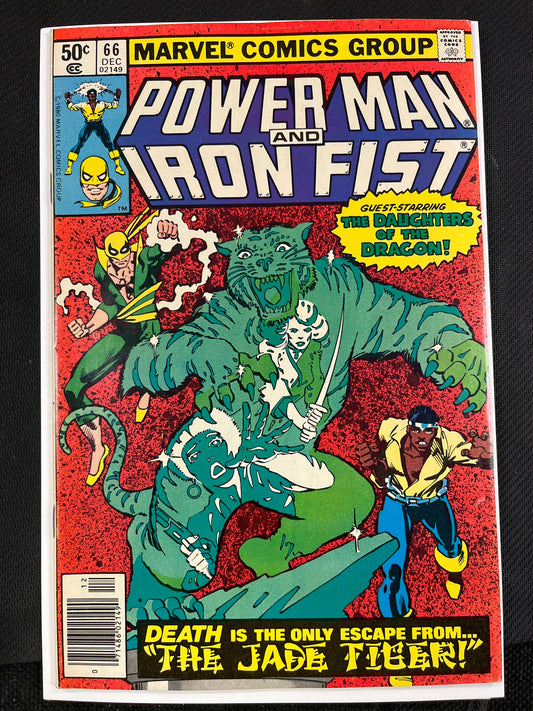 POWERMAN AND IRON FIST #66 VF/NM (1980 MARVEL KEY, WOW MARK JEWELERS VARIANT COMIC!!) 2nd SABERTOOTH APPEARANCE!