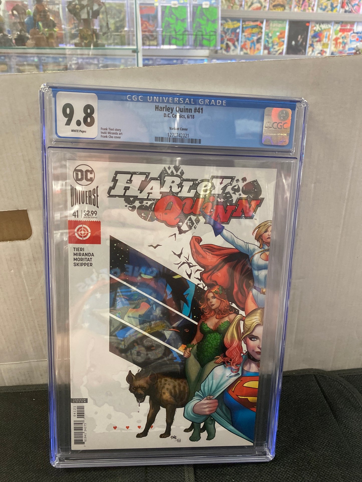 DC COMICS HARLEY QUINN #41 (2018) VARIANT COVER CGC 9.8 WP