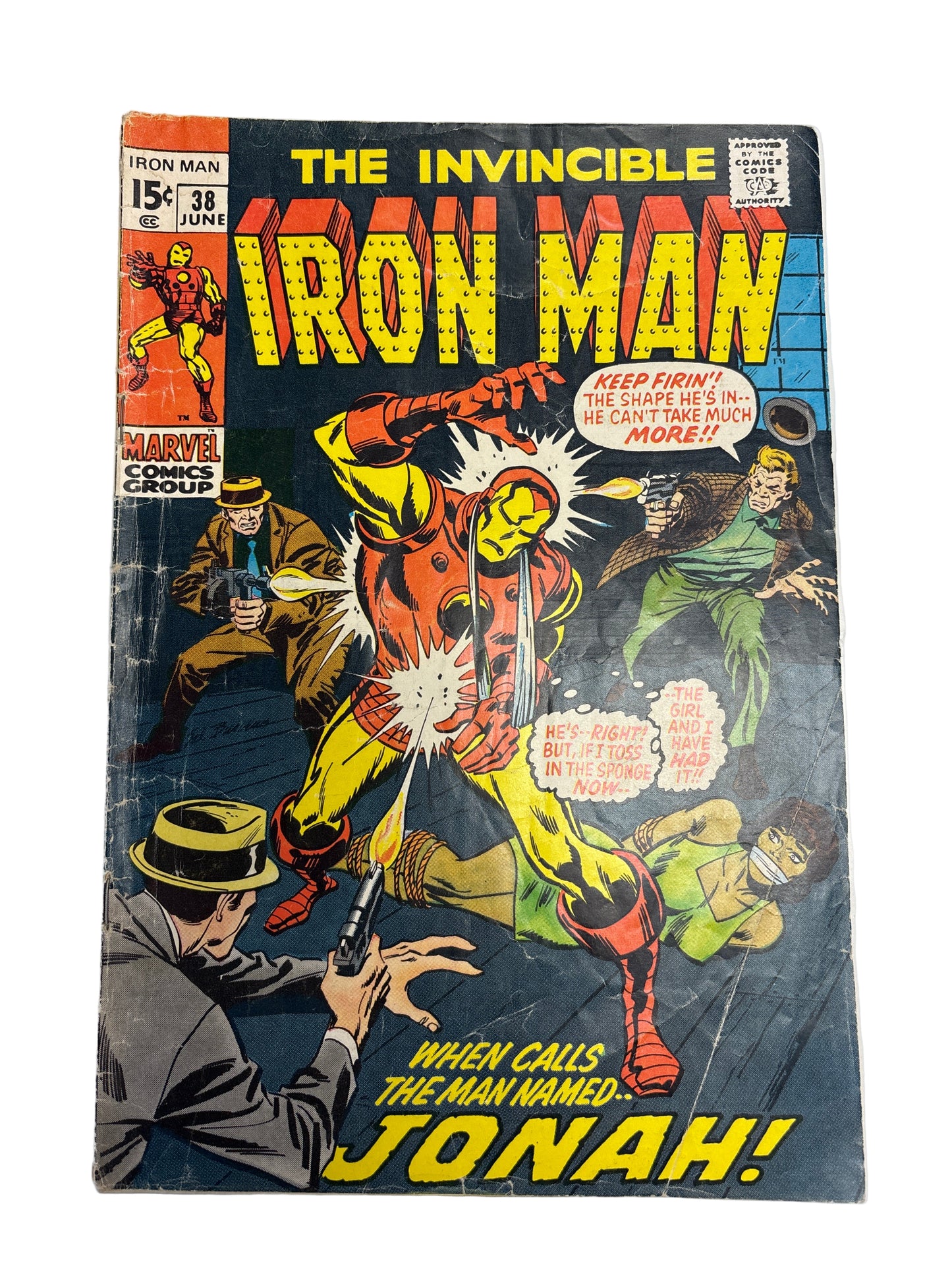MARVEL COMICS GROUP THE INVINCIBLE IRON MAN #38