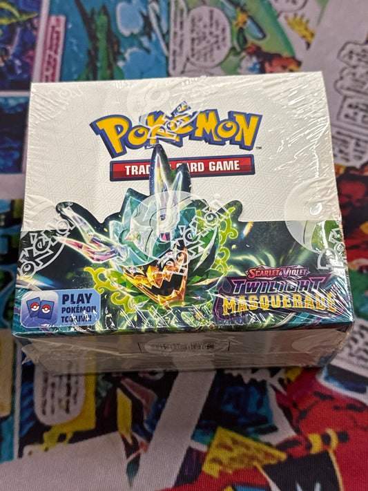 POKÉMON TCG SCARLET & VIOLET TWILIGHT MASQUERADE BOOSTER BOX SEALED