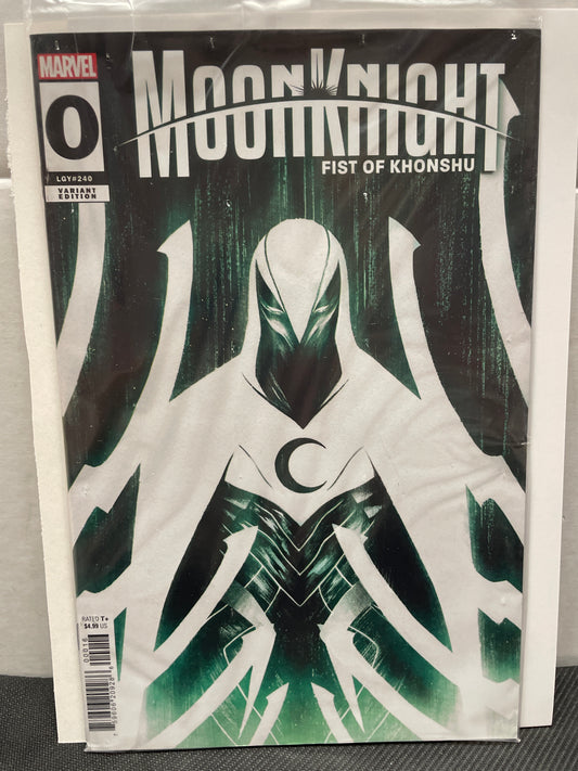 MOON KNIGHT FISTS OF KHONSHU #0 (2024 KEY STUNNER! 1 PER STORE > VHTF VARIANT) NM+/MINT!