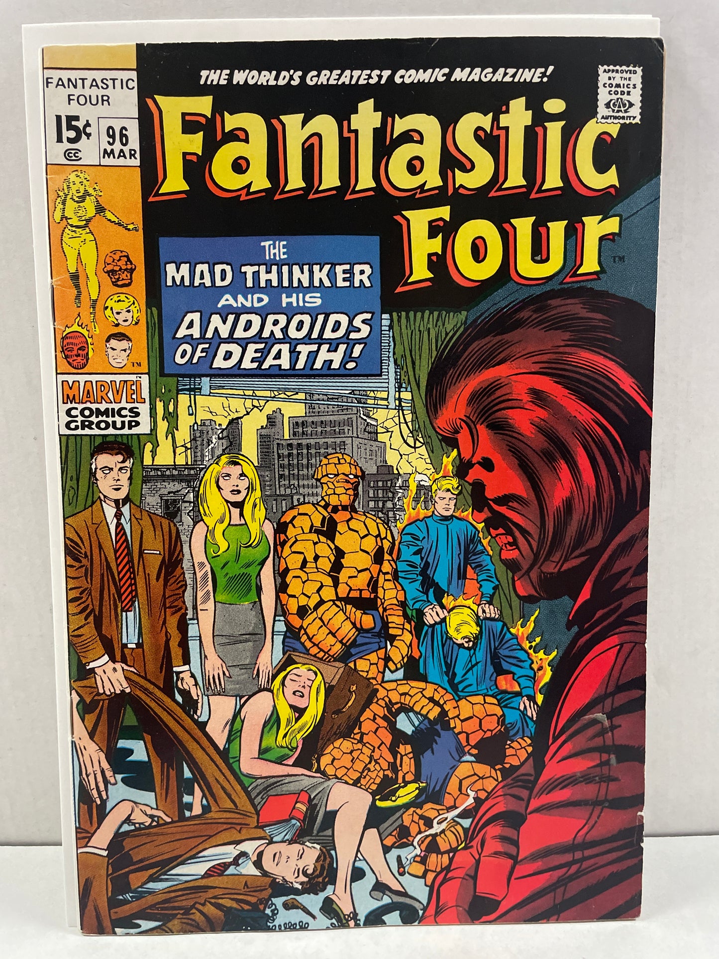 FANTASTIC FOUR #96 (MARVEL SILVER AGE, 1970) JACK KIRBY & STAN LEE!