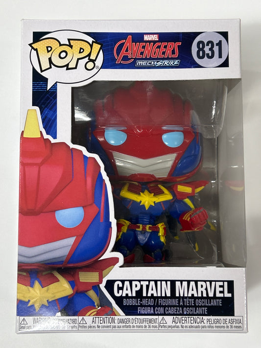 FUNKO POP AVENGERS MECHSTRIKE CAPTAIN MARVEL GREAT CONDITION