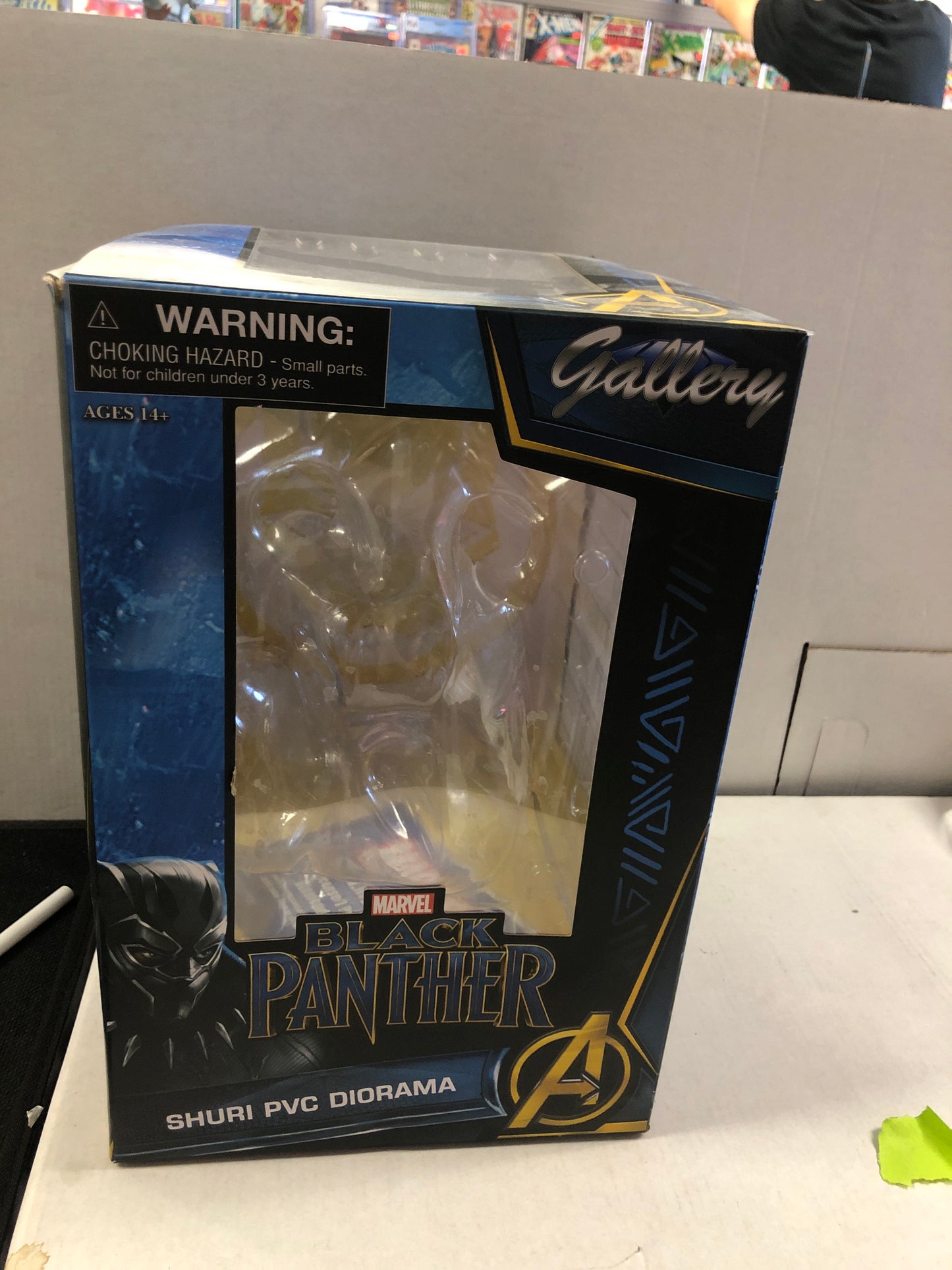 DIAMOND GALLERY BLACK PANTHER SHURI PVC DIORAMA GREAT CONDITION