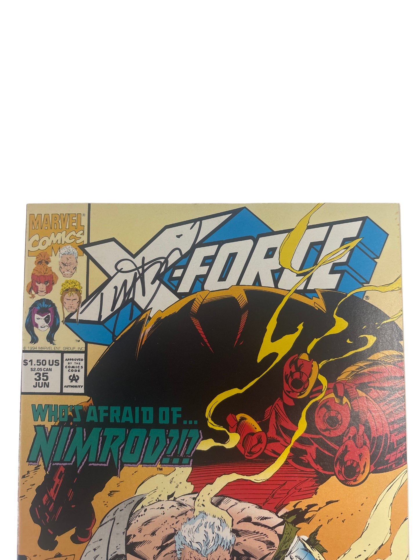MARVEL COMICS X-FORCE SIGNED BY TONY S. DANIEL WITH CERTIFICATE OF AUTHENTICITY