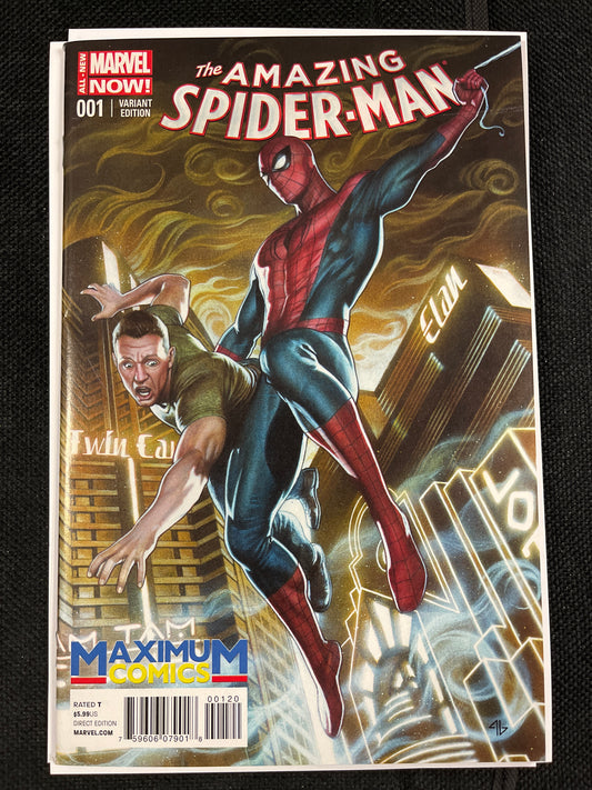 AMAZING SPIDER-MAN #1 (2014, ADI GRANOV VARIANT) AF#15 HOMAGE!