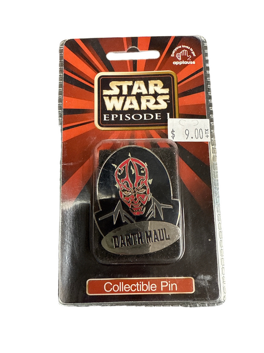 STAR WARS EPISODE 1 COLLECTABLE PIN DARTH MAUL