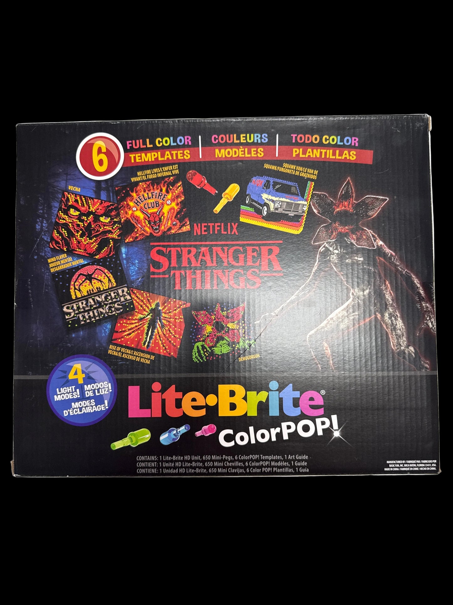 LITE BRITE COLOR POP STRANGER THINGS SPECIAL EDITION