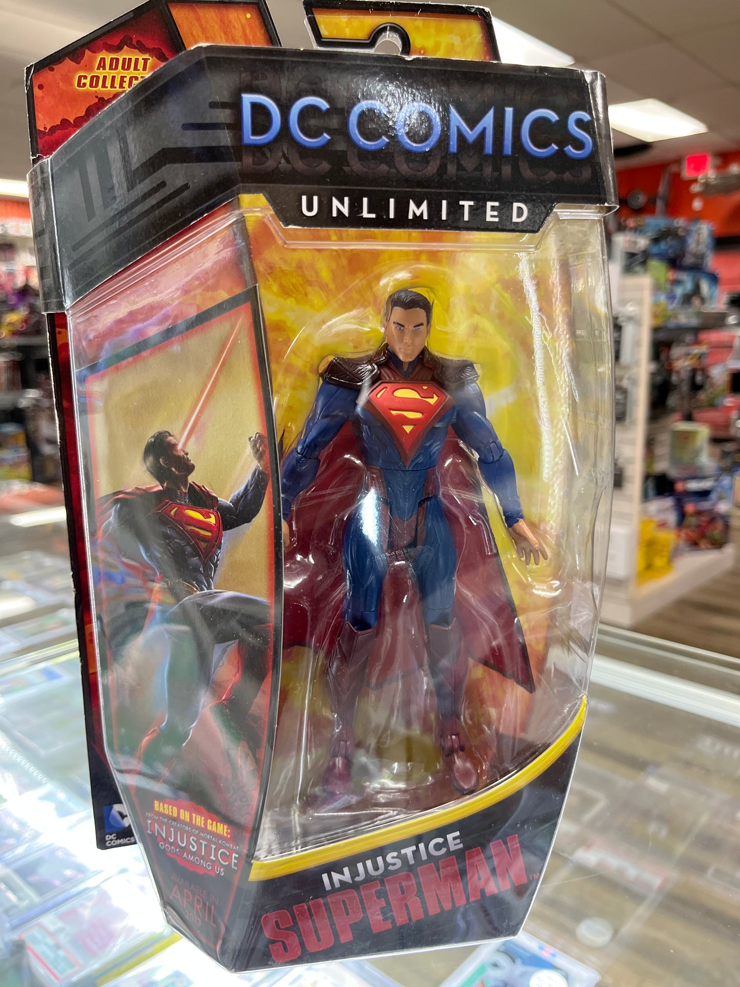 DC COMICS UNLIMITED INJUSTICE SUPERMAN ACTION FIGURE