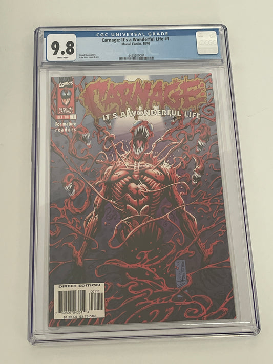 MARVEL COMICS CARNAGE: IT’S A LIFE #1 CGC 9.8