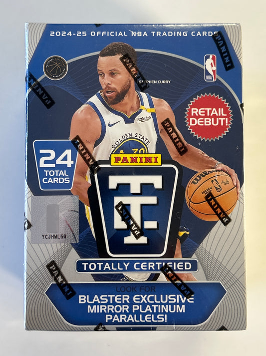 2024-25 NBA STEPHEN CURRY PANINI TOTALLY CERTIFIED TRADING CARDS 24 CARDS TOTAL