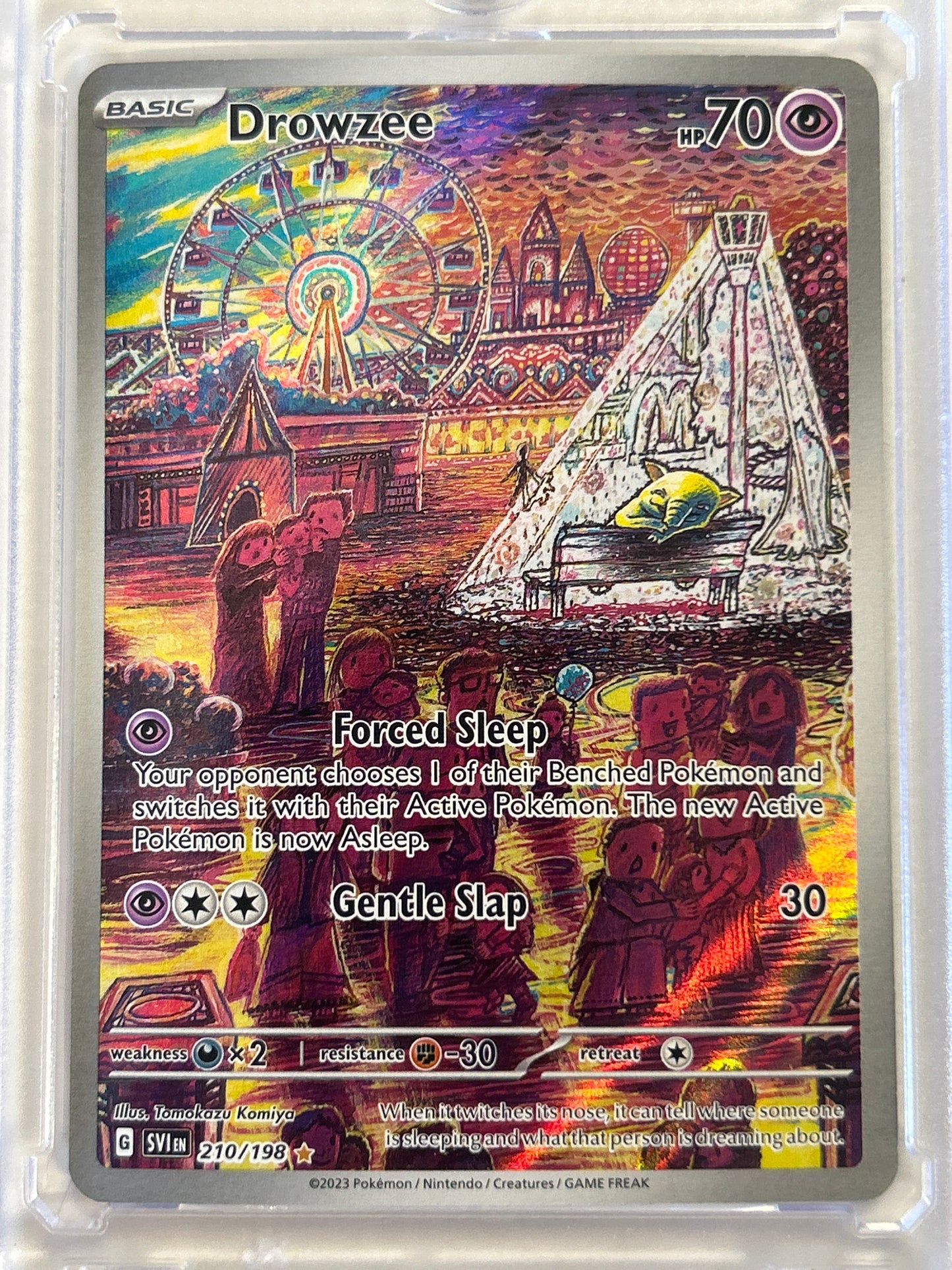 POKÉMON TCG DROWZEE ALT ART 210/198 NEAR MINT CONDITION