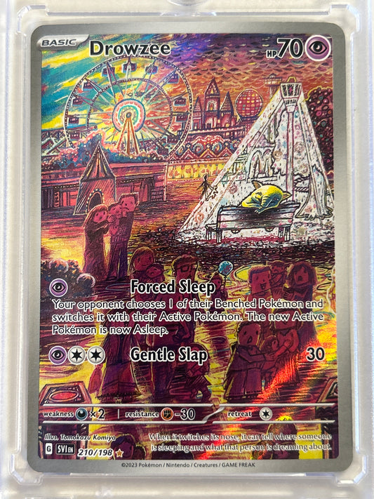 POKÉMON TCG DROWZEE ALT ART 210/198 NEAR MINT CONDITION