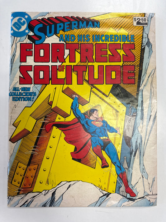 DC COMICS SUPERMAN AND HIS INCREDIBLE FORTRESS OF SOLITUDE GIANT SIZED BOOK.